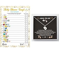 LOTUS-A Baby Shower Games Baby Shower Gifts for Mom To Be