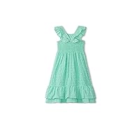 Hatley Girls Tall Gingham Seersucker Smocked Dress (Toddler/Little Big Kid)
