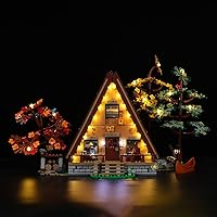 LED Light Kit for（21338 A-Frame Cabin）, Lighting Kit Compatible with Lego 21338 ( Only Led Light, Building Block Model not Included) (Classic Version)