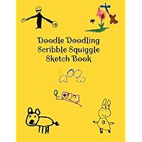Doodle Doodling Scribble Squiggle Sketch Book: Children and Young Kids Notebook for Drawing, Writing, Painting, Sketching or Doodling, 120 Pages, 8.5x11 inches, Glossy Cover
