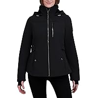 Women's Softshell Power Stretch Fur Lining Jacket with Adjustable Hood