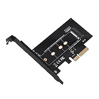 SIIG M.2 NGFF SSD (M Key) to PCIe 3.0 x4 Card Adapter For 2230, 2242,2260, 2280 M.2 PCIe Host Controller Expansion Card SSDs NVMe or AHCI (SC-M20014-S1)