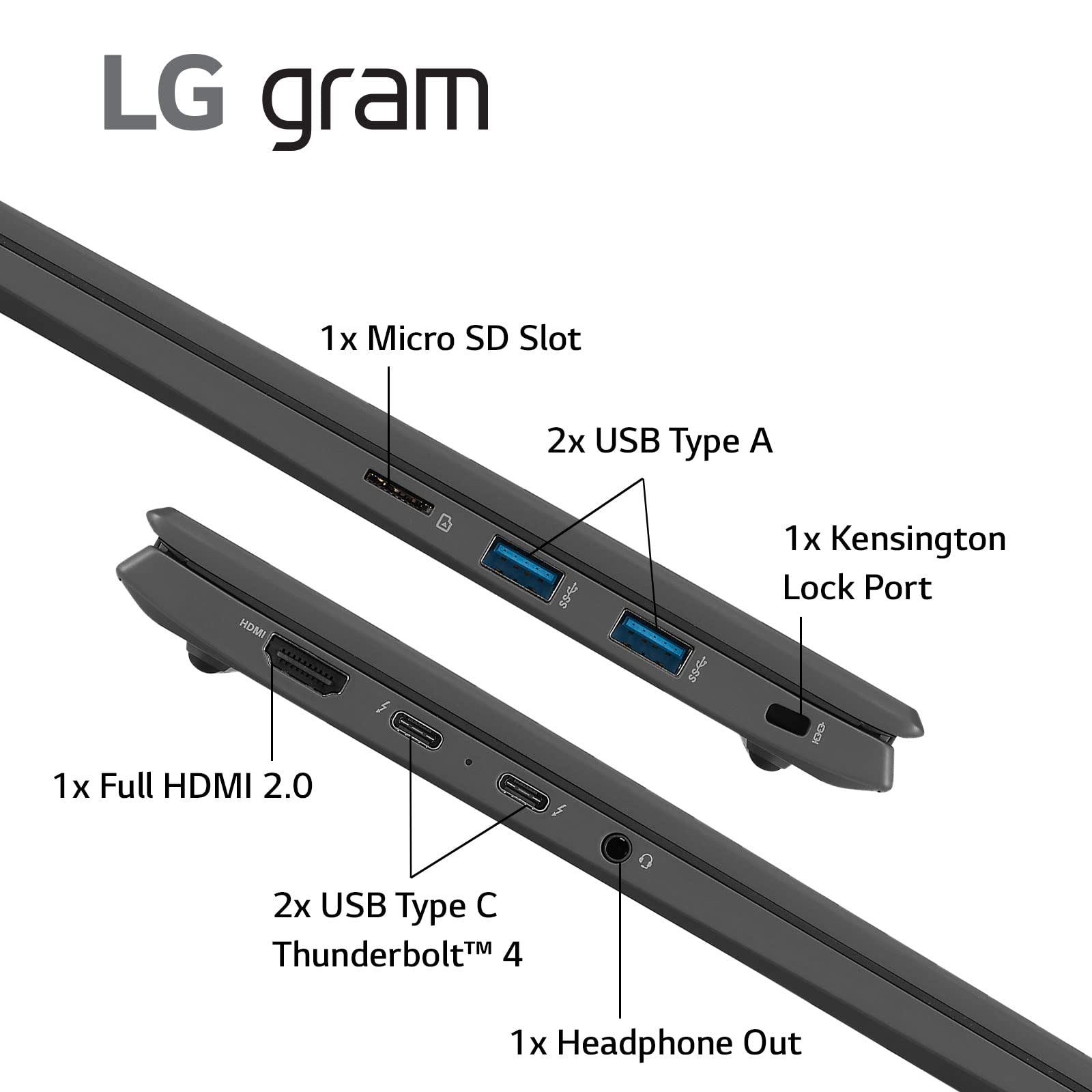 LG gram (2022) Laptop 15Z90Q 15.6