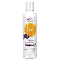 Solutions, Vitamin C and Acai Berry Purifying Toner, Brightening System, Removes Pore-Clogging Residue, 8 Fl Oz (Pack of 1)