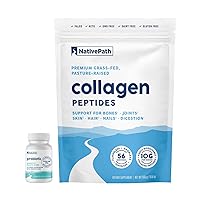 NativePath Probiotic Prime - Collagen 56 Servings, Probiotic 30