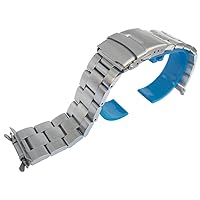 22mm Solid Stainless Steel Oyster Replacement Bracelet for Scuba 6309-7040 Turtle