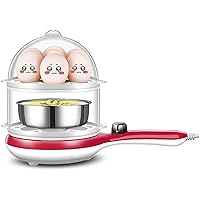 egg boiler Egg Steamer, Egg Cooker, Household Multi-function Egg Steamer, Small Egg Cooker, Breakfast Machine, 3 Colors Optional Egg Boiler (Color : Parent)