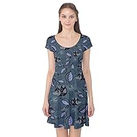 CowCow Womens Plus Size Casual Stretch Dress Summer Floral Aztec Tribal Sleeveless Dress, XS-5XL