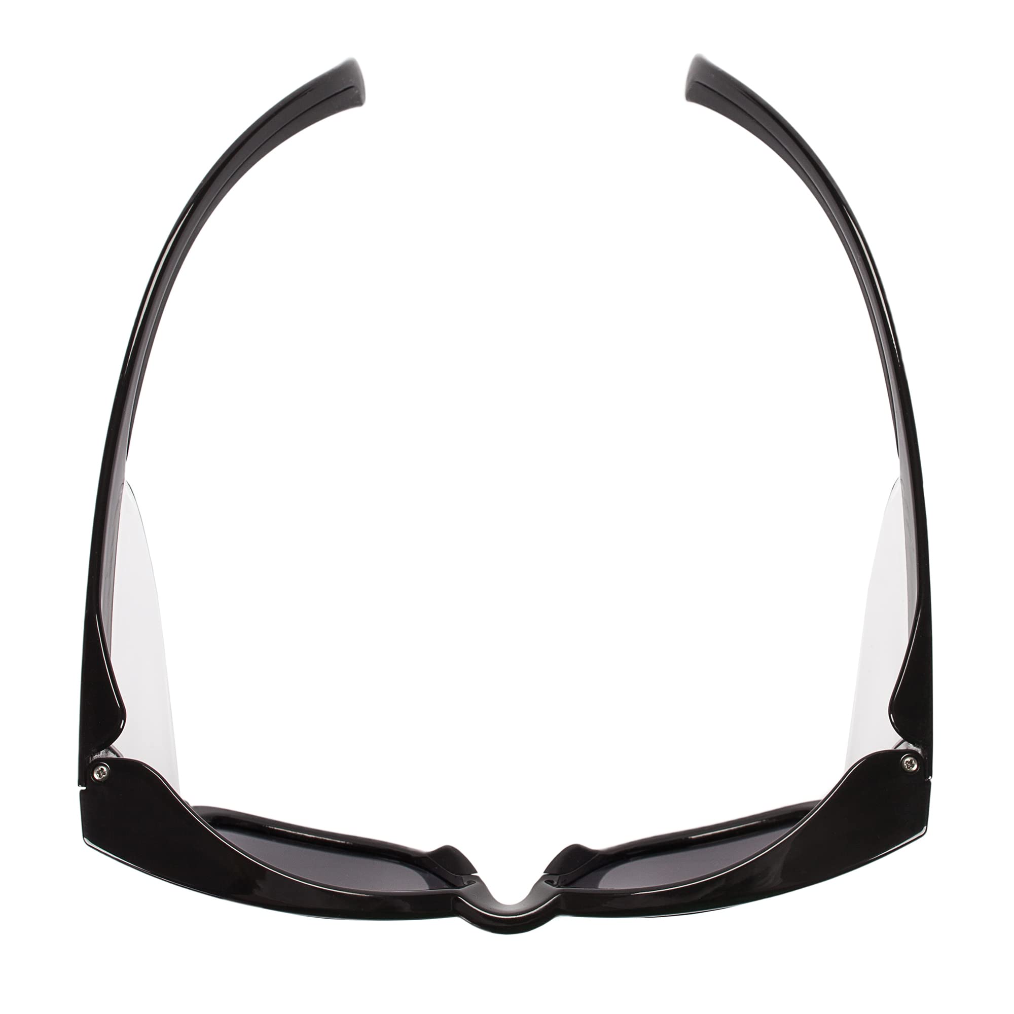 KleenGuard™ V30 Maverick™ Safety Glasses (49311), with KleenVision™ Anti-Fog Coating, Smoke Lenses, Black Frame, Unisex Sunglasses for Men and Women (Qty 12)