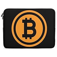 Bitcoin Logo Funny Laptop Sleeve Case Messenger Bag Briefcase Protective Cover for 10/12/13/15/17 Inch
