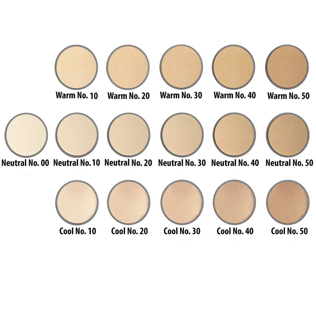 Lauren Brooke Cosmetiques Pressed Foundation, Natural and Organic Makeup (Cool No. 20)