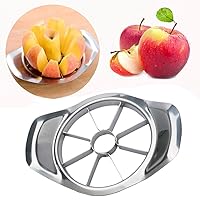 Apple Slicer Corer, Stainless Steel Apple Cutter with 8 Slices, Sharp Blades, Apple Divider Cutter for Kitchen Fruit Salad, Easy to Use