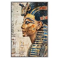 Egyptian Princess Diamond Art 16x24 Inch Round Drill Diamond Painting Kits for Adults, DIY Paint By Numbers Kit for Adults Beginner, 5D Diamond Dots Gem Art Relax Embroidery Kits for Home Decor R-391