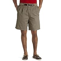 by DXL Big and Tall Waist-Relaxer Pleated Shorts