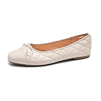Women's Round Toe Ballet Flats Comfortable Bow Dressy Flats Shoes for Women