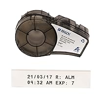 Authentic (M21-750-7425) Chemical and Temp Resistant Label for Lab, Asset Tracking, and Datacom Labeling, Black on White- For M210, M210-LAB, M211, BMP21-PLUS and BMP21-LAB Printers, .75