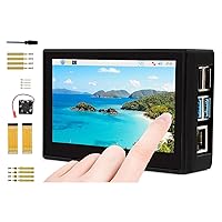 For RaspberryPi4B 4.3Inch Display Capacitive Touches Screen MIPI Interfaces IPS Material 3D Printing Shell Kit 4.3 Inch LCD Display 800x480 Resolution MIPI Support 4.3In Display Capacitive Touches