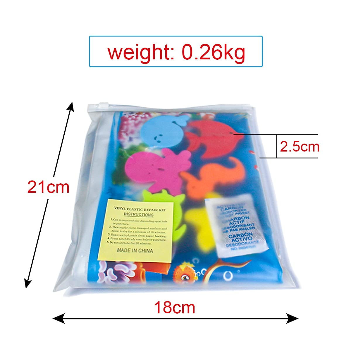 SUNSHINE-MALL Octopuses Inflatable Mat Premium Baby Water Play Mat for Kids and Toddlers Baby Toys for 3 to 24 Months, Strengthen Your Baby's Muscles (70x50cm)