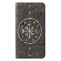 RW3413 Norse Ancient Viking Symbol PU Leather Flip Case Cover for OnePlus Nord N10 5G