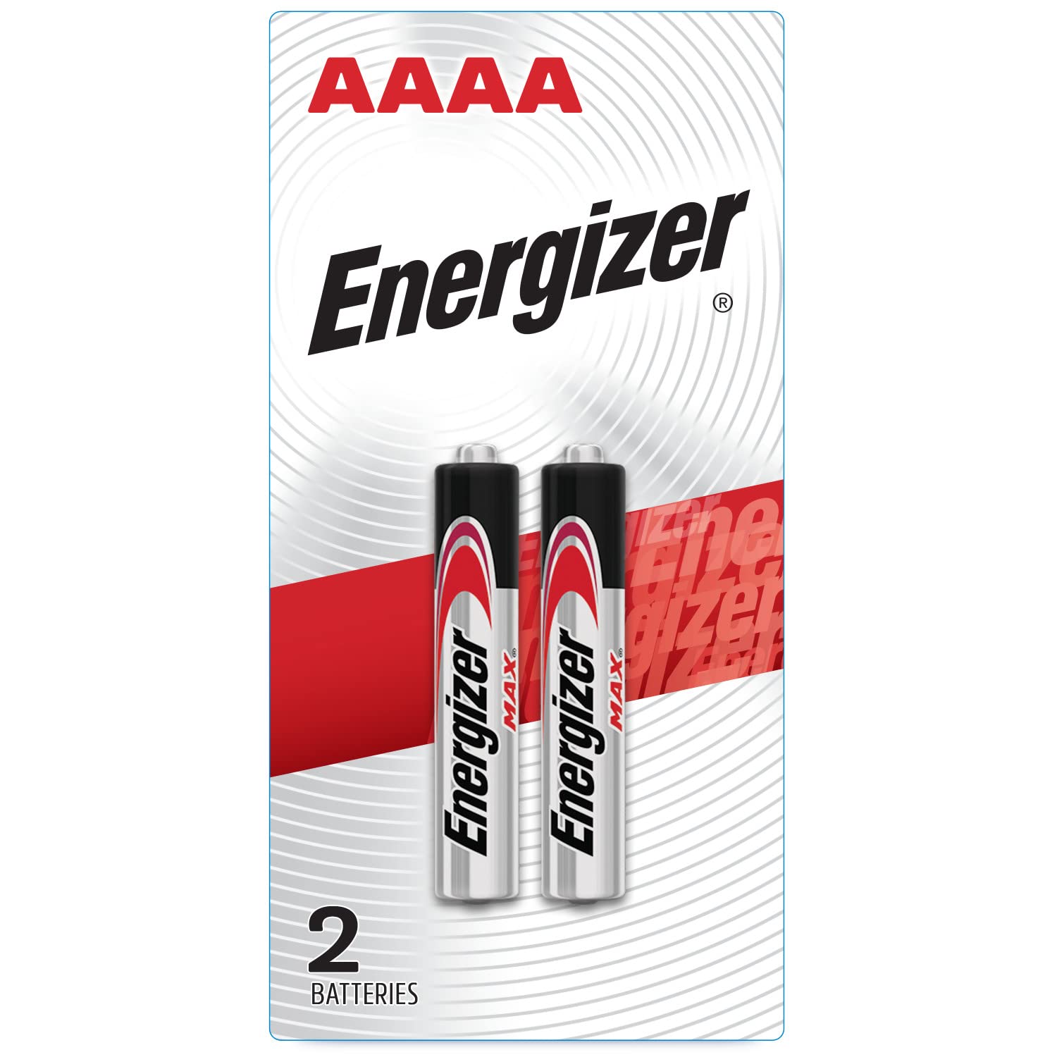 Energizer AAAA Batteries, 1.5 Volt Battery AAAA Alkaline, 2 Count