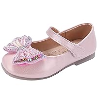 Shoes for Toddler Girls Flat Sandals Students Dance Performance Shoes Sequin Bow Princess Shoes Baby Mary Jane Shoes