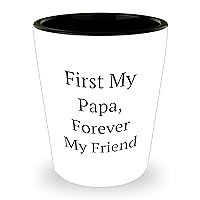 Papa's Always On My Mind Papa Papa Shot Glass Gifts for Dad on Father's Day Forever My Papa Papa's Special Day Presents