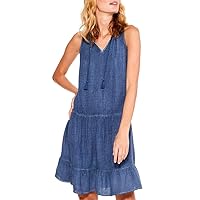 NIC+ZOE Women's Double Gauze Tiered Dress