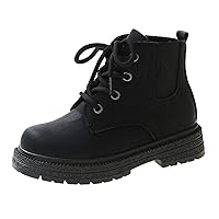 Kangaroos for Boys Toddler Boys and Girls Booties Little Kid Shoes Short Boots Casual Boys Winter Boot Size 5 (20231226A-Black, 10 Toddler)