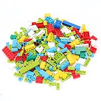 Building Blocks Classic Building Toys,Compatible with Lego Parts and Pieces,300 Pieces Basic Bulk Building Blocks in Random Color - Mixed Shape