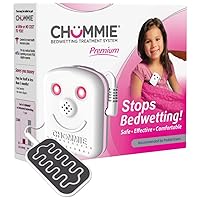 Premium Bedwetting Alarm for Deep Sleepers - Award Winning, Clinically Proven System with Loud Sounds, Bright Lights and Strong Vibrations, Pink