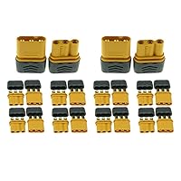 SoloGood 10 Pairs Amass MR30 Male Female Connector Plug for RC Multicopter Airplane