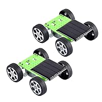 CHUNCIN - 2Pcs Assemble Solar Car Science Educational Gadget Hobby for Kids