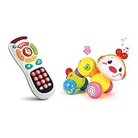 Stone and Clark Interactive Learning Toy Bundle for Babies - Remote Control & Musical Caterpillar Set