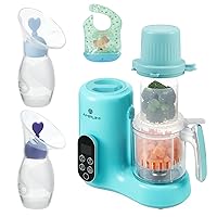 Amplim Deluxe Baby Food Maker and Manual Silicone Breast Pump for Babies and Adults | Bundle Pack