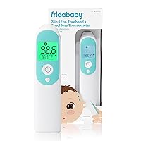 Thermometer, 3-in-1 Infrared Thermometer for Ear, Forehead & Touchless, Digital Baby Thermometer for Infants ,Toddlers, Kids & Adults