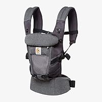 Ergobaby CreGBCPEAPWEAVE Baby Baby Baby Carrier, Piggyback, 3D Air Mesh (Machine Washable), Lightweight, Baby Carrier, Adapt, Cool Air, ADAPT, Classic Weave for 1 Month and Up to 1 Pack