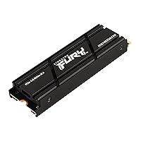 Kingston Fury Renegade 1TB PCIe Gen 4.0 NVMe M.2 Internal Gaming SSD with Heat Sink | PS5 Ready | Up to 7300MB/s | SFYRSK/1000G