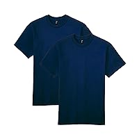 Gildan Hammer T-Shirt, Style GH000, Dark Navy (2-Pack), Medium