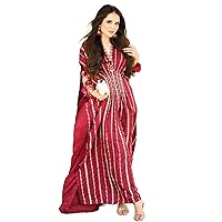 Pakitani Shalwar Kameez/Indian Salwar Kameez/Maroon Kaftan