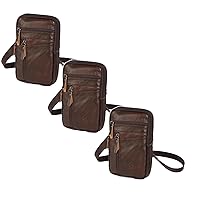 2/3/4/5 pcs Crossbody Waist Packs Men's Fashion Phone Pouch Hand Bag Shoulder Crossbody Waist Belt Pack Travel Hip