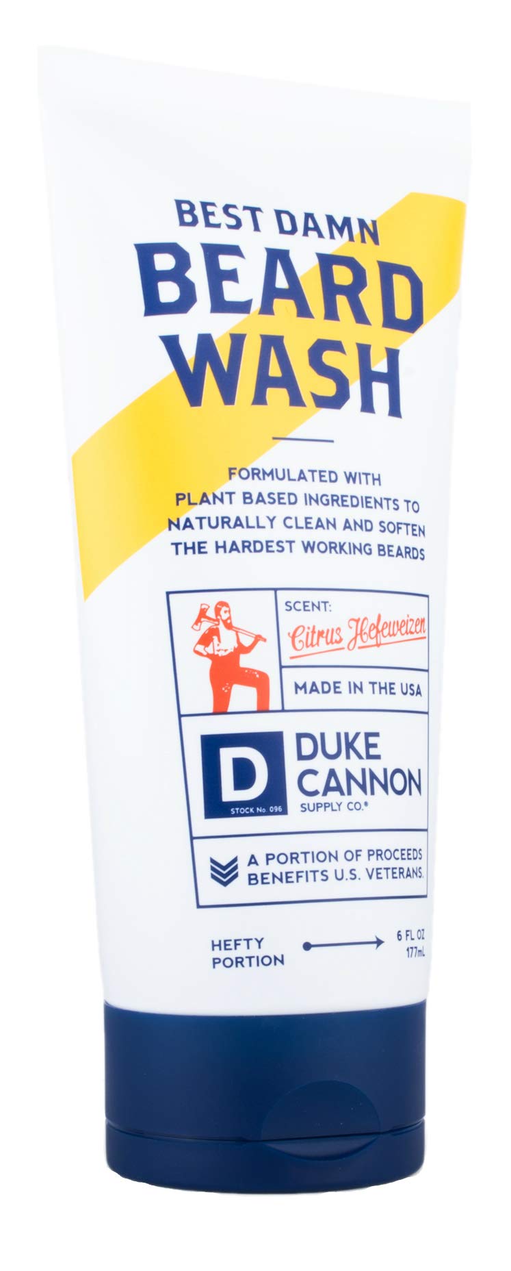 Duke Cannon Supply Co. Best Beard Wash, 6oz / Made with Natural and Organic Ingredients