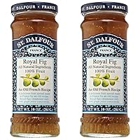St. Dalfour Royal Fig Fruit Spread, 10 Ounce (Pack of 2)