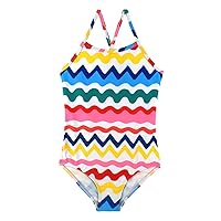 Girls One Pieces Swimsuit Cute Swimwear Bathing Suits 2-12 Years