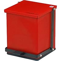 Receptacle Baked Epoxy in Red Capacity: 16 Quart (4 Gallon)