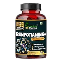 Humming Herbs Benfotiamine+ 600mg with Ashwagandha & Alpha Lipoic Acid