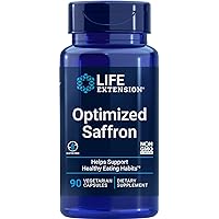 Life Extension Optimized Saffron Extract with Satiereal, 90 Veg Caps - 88.25 mg