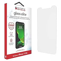 ZAGG InvisibleShield Elite Screen Protector for iPhone 11 and XR – Strongest Tempered Glass and Smudge-Free ClearPrint