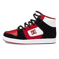 DC Girl's Unisex-Child Manual V Hi Skate Shoe