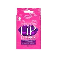 Pursonic | Hydrating Lip Masks for Moisturizing Dry and Chapped Lips - Softens & Rejuvenates Fine Lines, Wrinkles & Creases (Pack of 6)