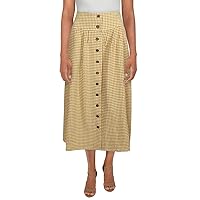BB DAKOTA Women's Sunshower Gingham Seersucker Skirt
